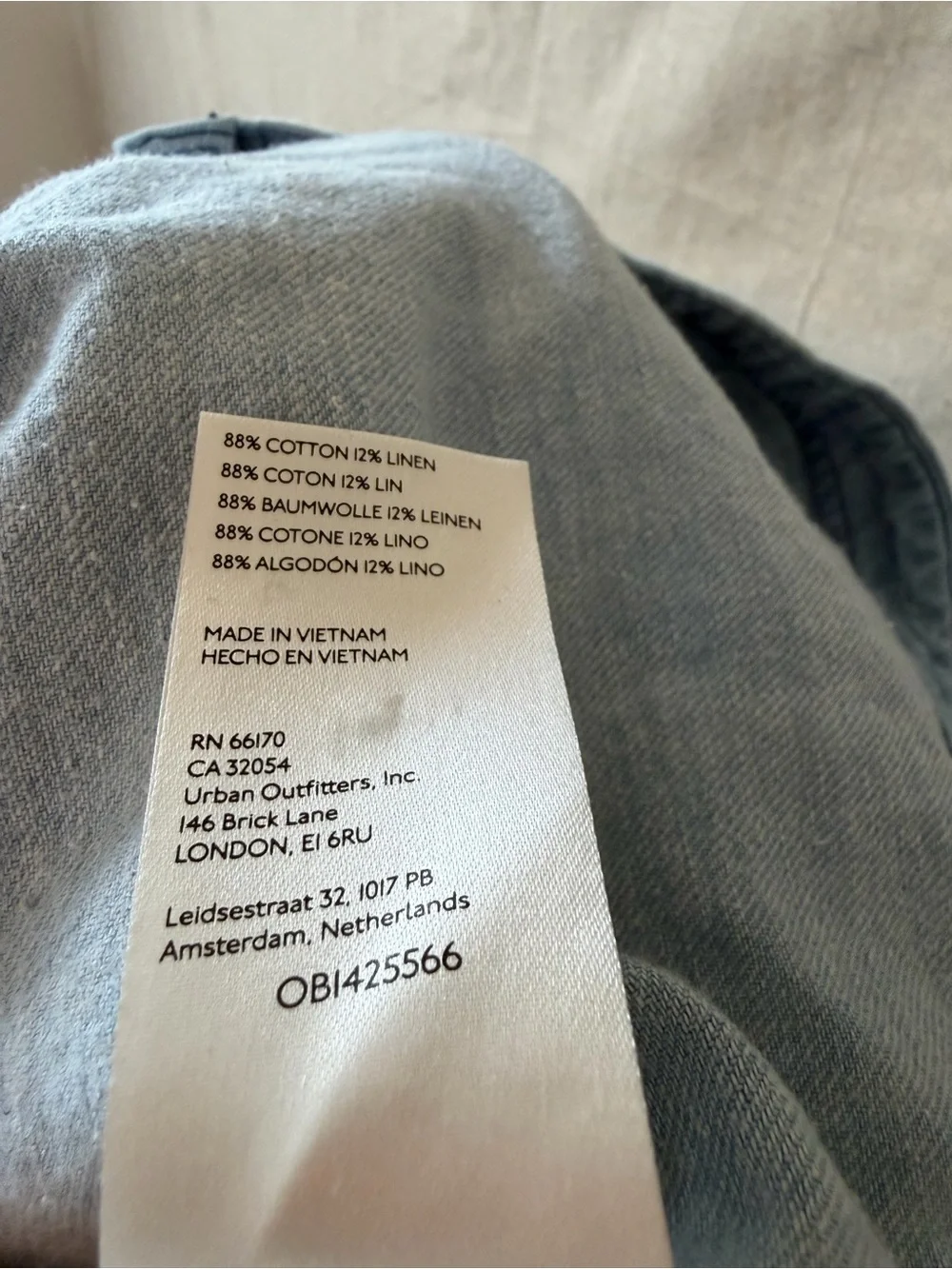 Free People Light Blue Denim Shirt Jacket - Picture 5 of 5